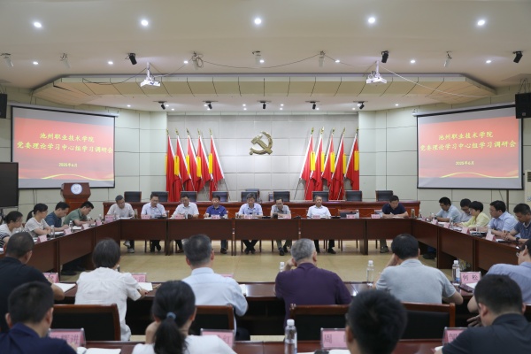 学院党委召开理论学习中心组学习调研会